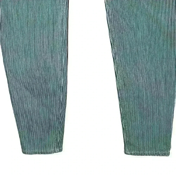 Old Navy Rockstar Sz 12 Super Skinny Mid Rise Pinstripe Button Fly Jeans - Picture 9 of 12